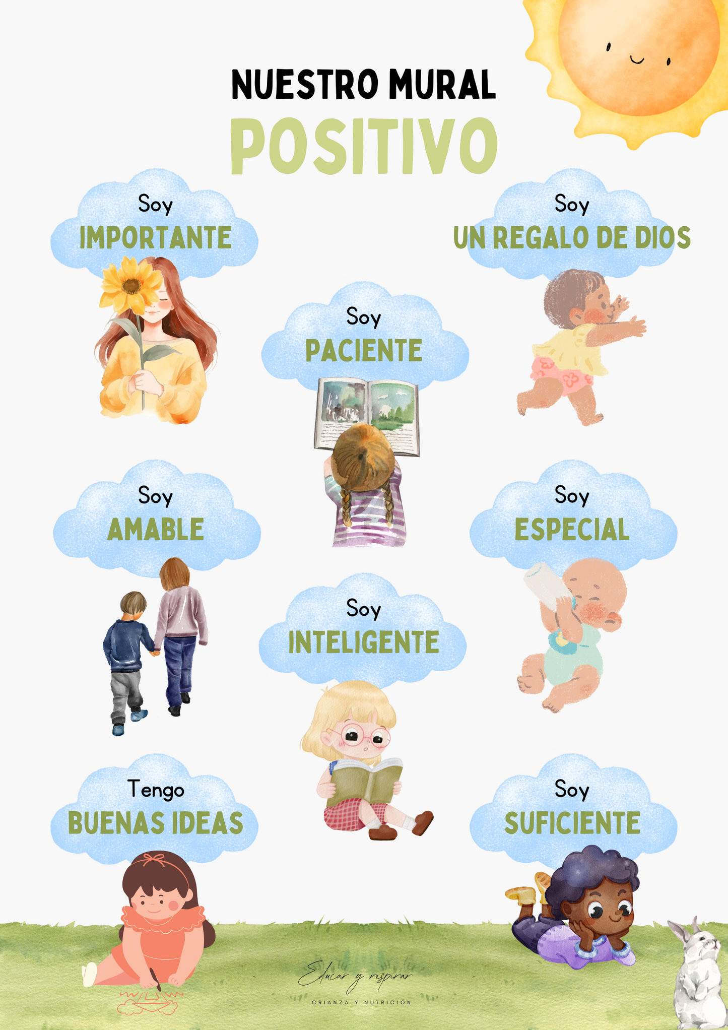 Nuestro mural positivo. Lámina digital