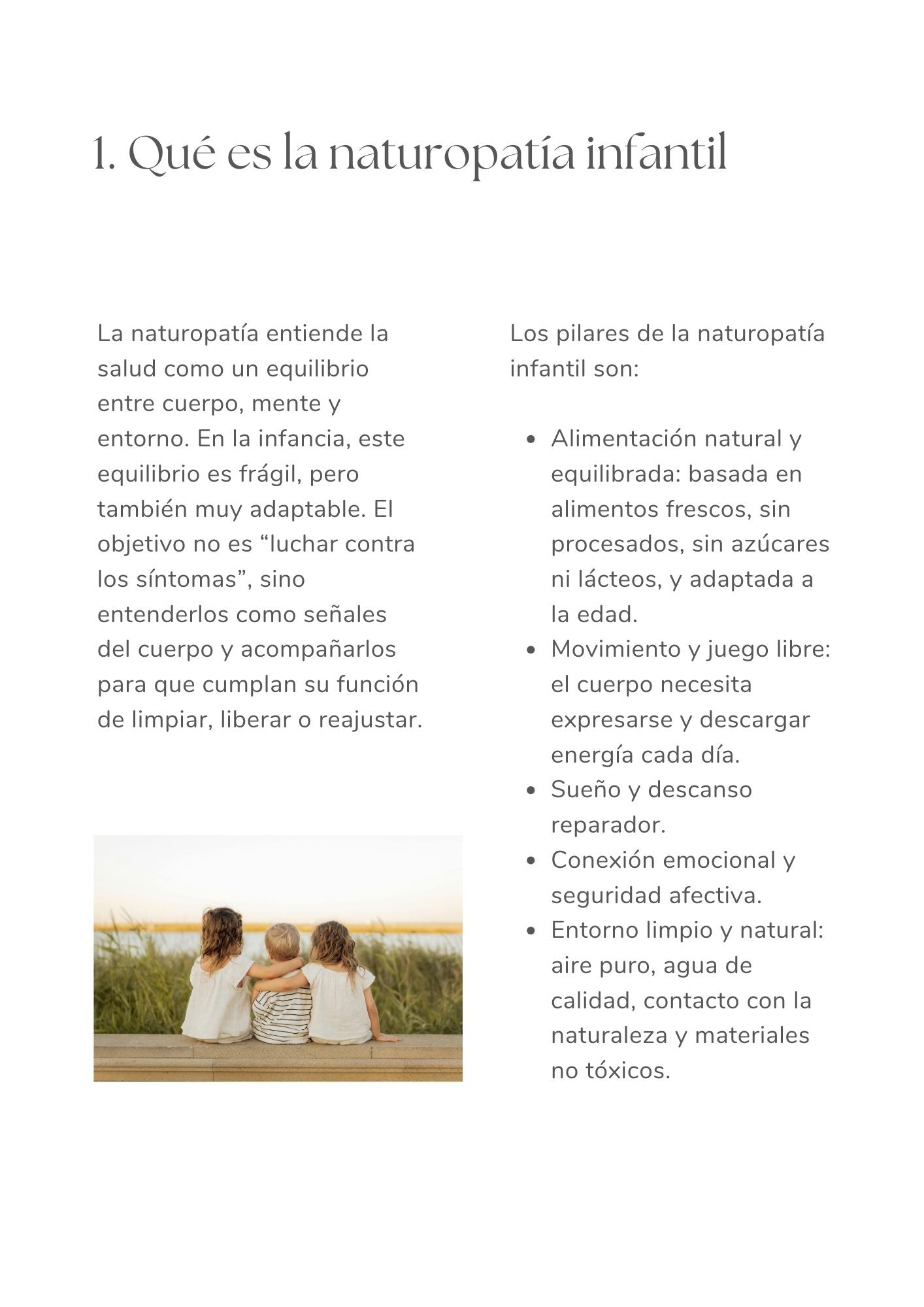 Cuidar con calma. Guía de naturopatía infantil